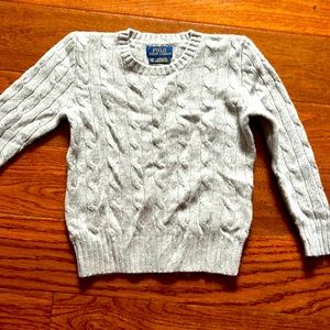 Kids grey cashmere sweater